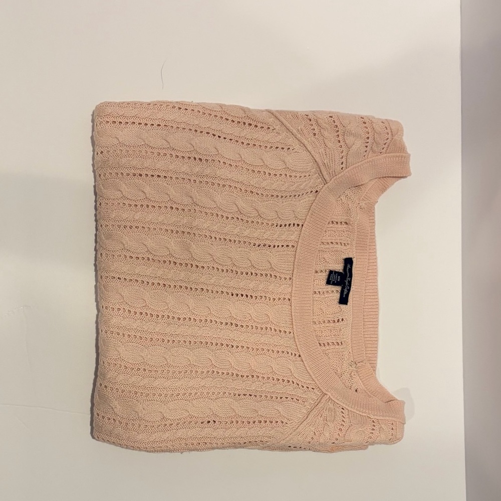 American Eagle Outfitters Light Pink Knit Sweater